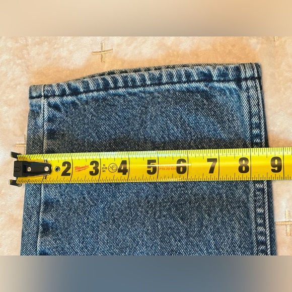 Vintage Tommy Jeans Spellout Waistband Straight Leg Women’s 30x30 90s - Picture 7 of 9